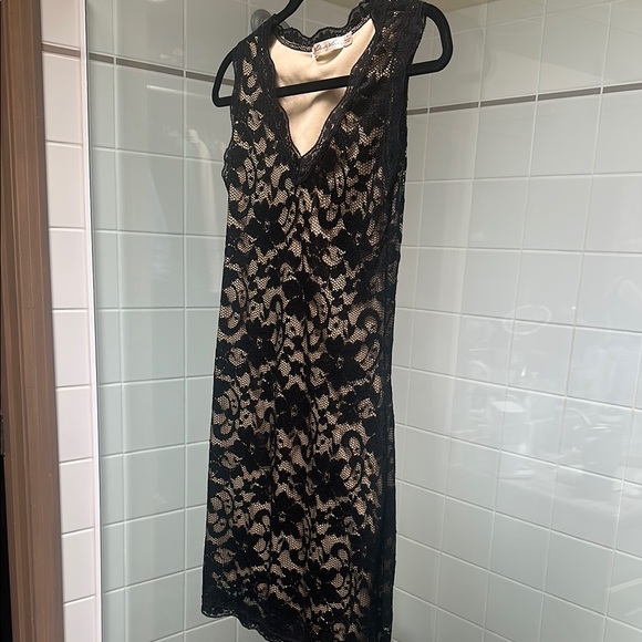 Liberty Love Dresses & Skirts - Liberty Love Black Lace and Cream Dress